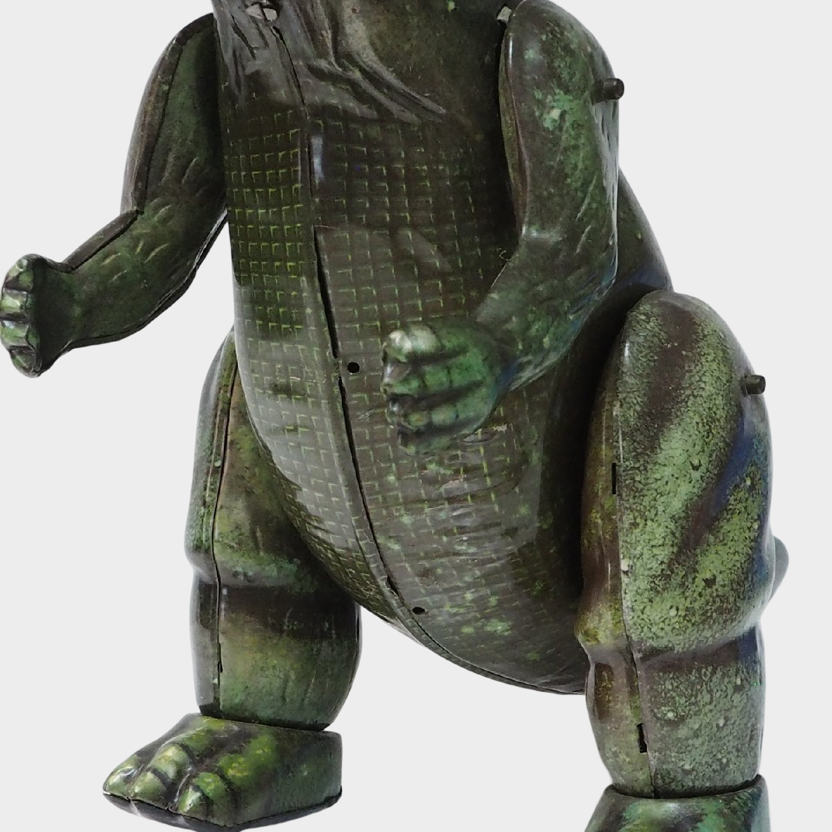 Vintage Bullmark Baragon Vintage Tin Kaiju Remote Control Monster Showa Era Japan