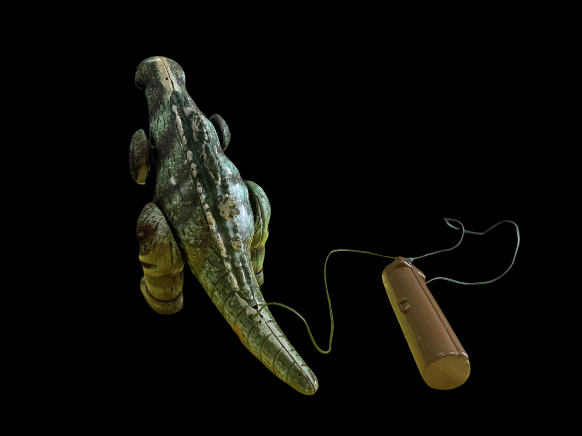 Bullmark Walking Godzilla Battery-Operated Tin Toy | 1970s Showa Era Japanese Kaiju Mechanical