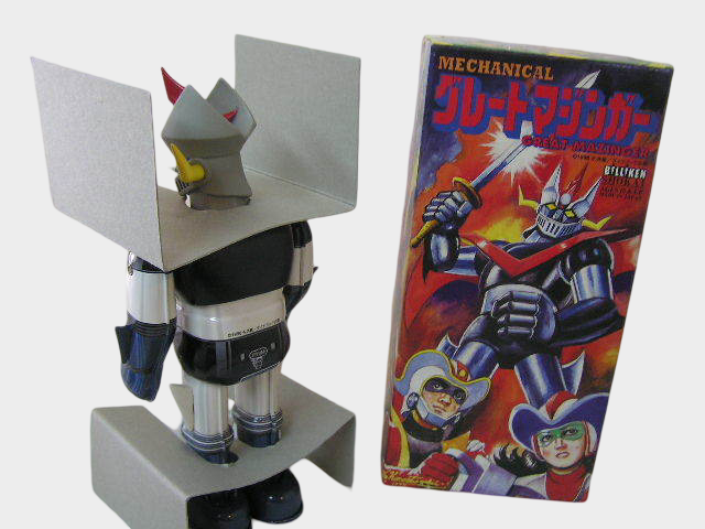 Bullmark Great Mazinger Tin Wind Up Robot Japan Showa Boxed Deadstock