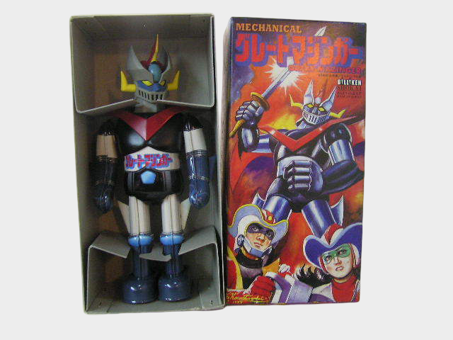 Bullmark Great Mazinger Tin Wind Up Robot Japan Showa Boxed Deadstock