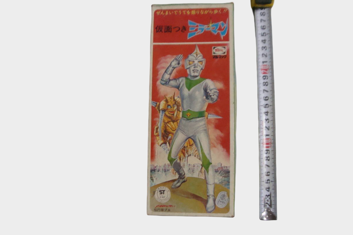 Bullmark Mirrorman Tin Toy Deadstock Boxed Japanese Vintage Tokusatsu Wind-Up Figure