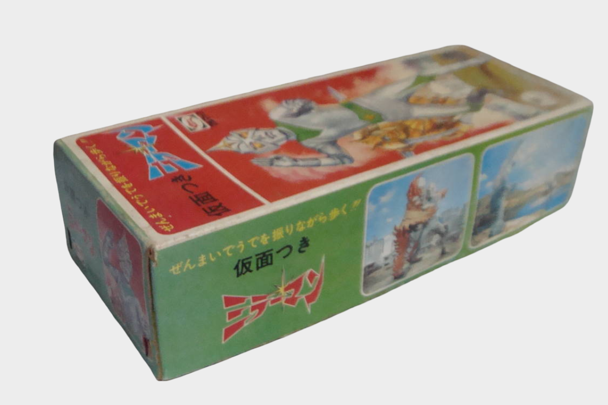 Bullmark Mirrorman Tin Toy Deadstock Boxed Japanese Vintage Tokusatsu Wind-Up Figure