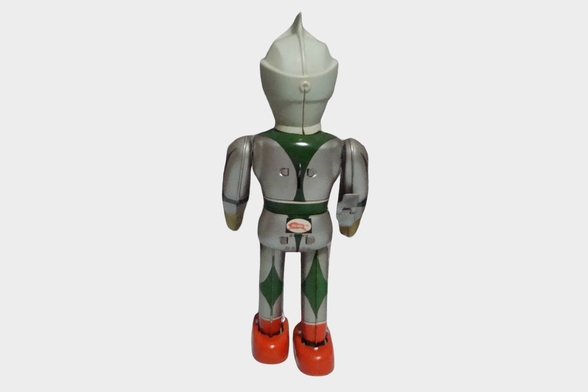Bullmark Mirrorman Tin Toy Deadstock Boxed Japanese Vintage Tokusatsu Wind-Up Figure