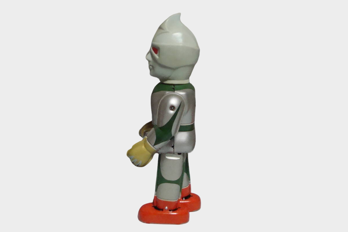 Bullmark Mirrorman Tin Toy Deadstock Boxed Japanese Vintage Tokusatsu Wind-Up Figure