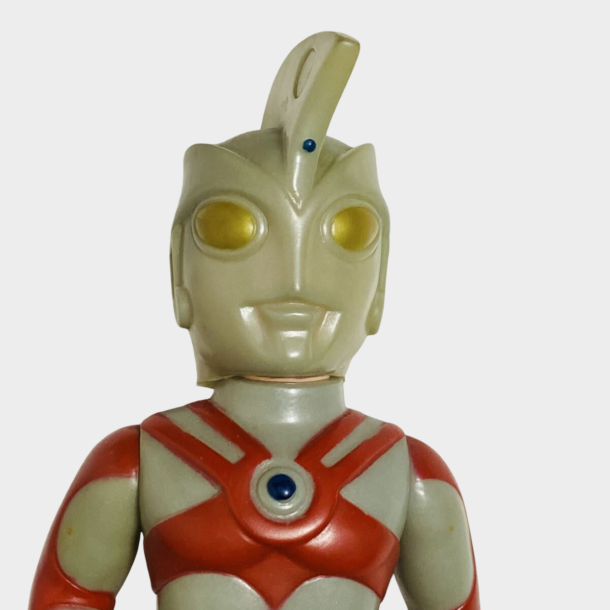 Bullmark Ultraman Ace Sofubi Figure — Showa-Era Japanese Soft Vinyl with Original Backing Card