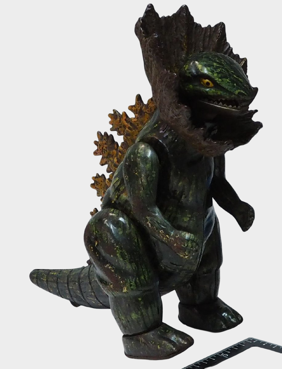 Bullmark “Walking Jirass” Battery-Operated Remote Kaiju Toy — Vintage Japan Ultraman Monster Collectible (Bullmark 0913)