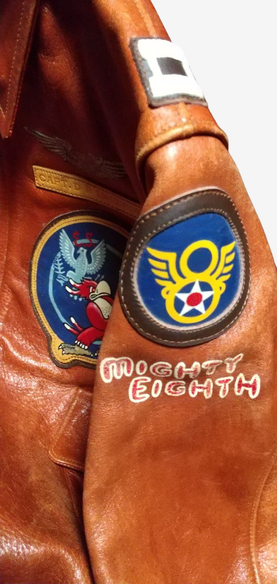 Buzz Rickson A-2 Fighting Duck Disney Donald Duck Disneyana Nose Art Flight Jacket 8th Air Force 336th FS Horsehide Custom Size 38
