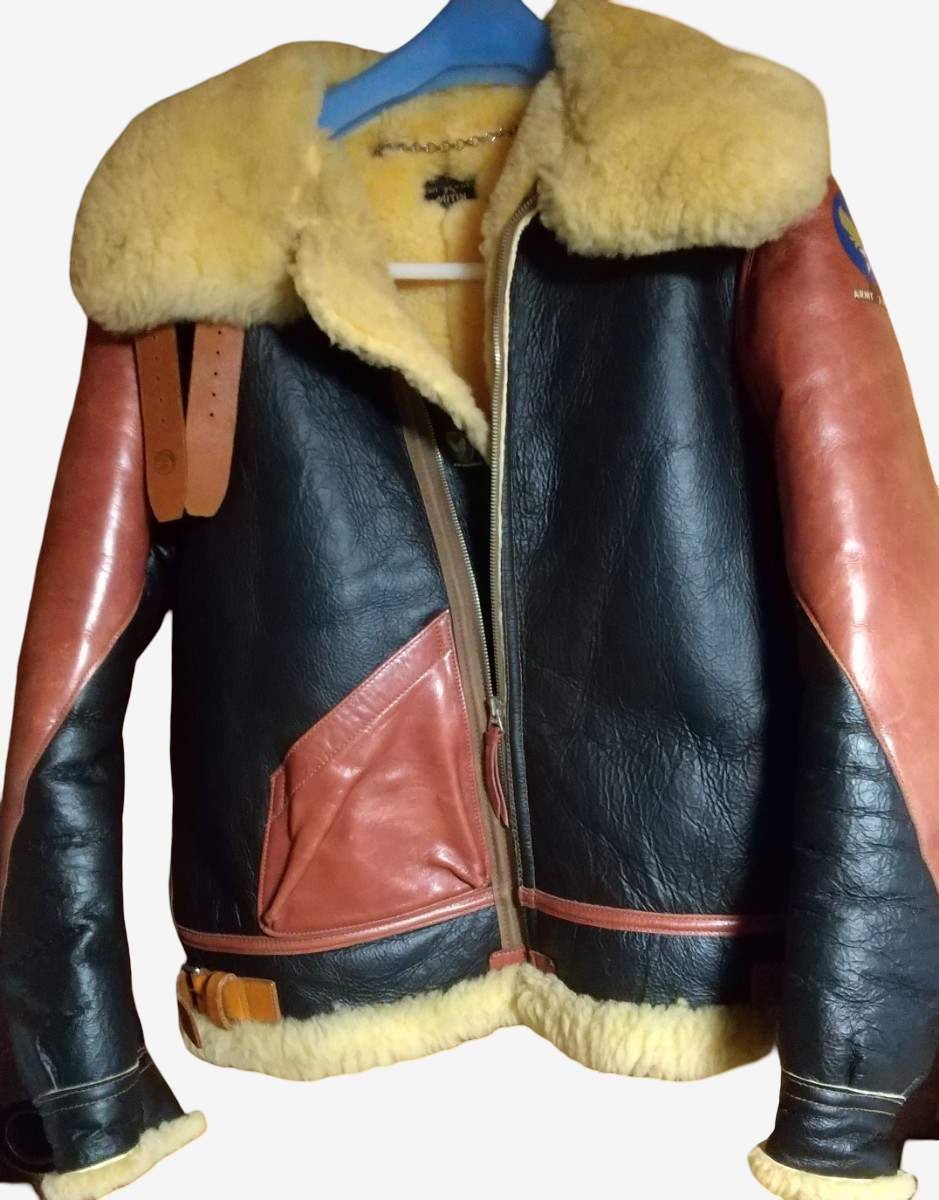 Buzz Rickson B-3 Target for Tonight Jacket Shearling WWII Pin Up Flight Jacket Size 38