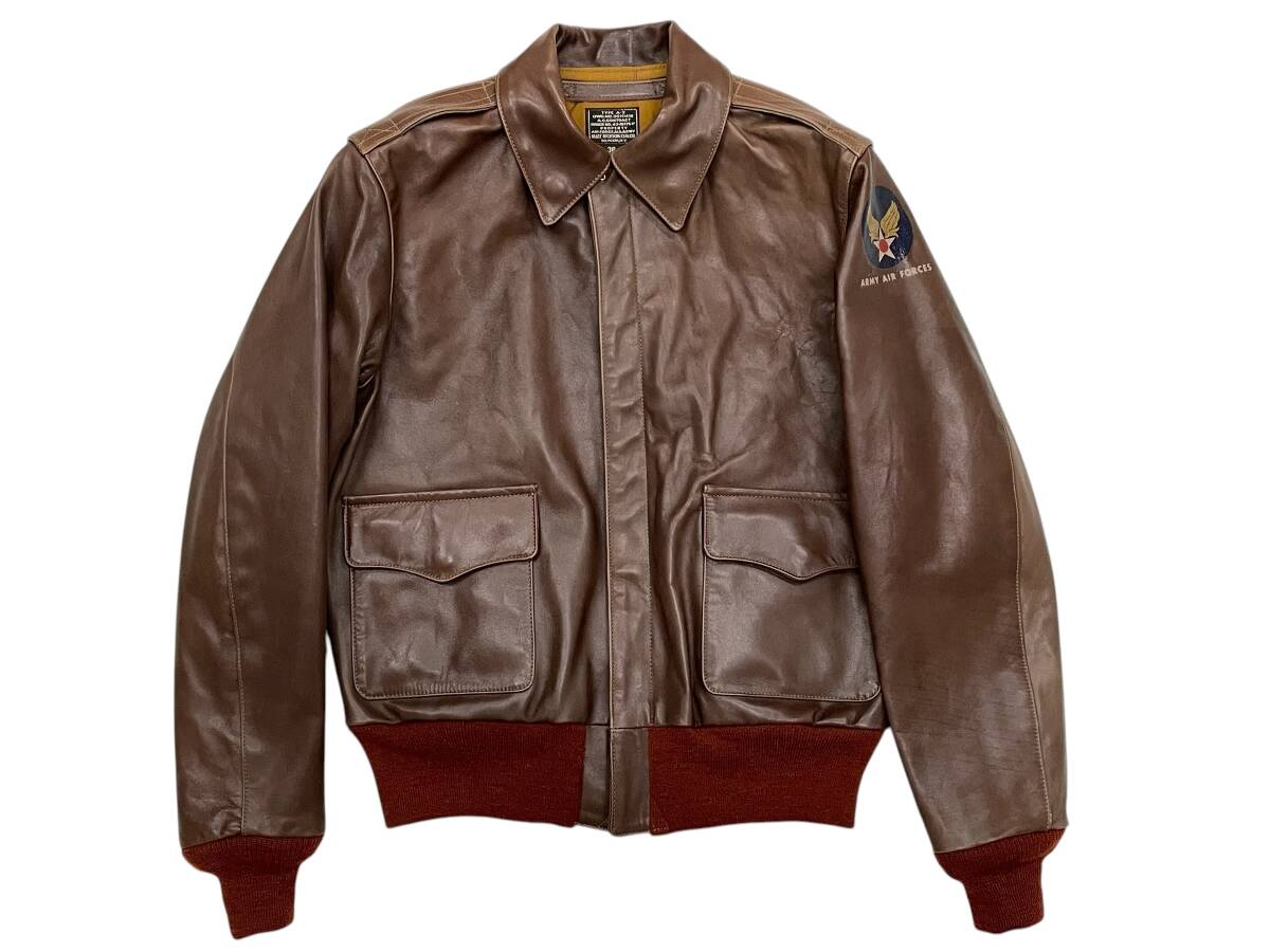 Buzz Rickson BR80164 A-2 Flight Jacket Horsehide “Sweet Dream” Pinup Nose Art WWII Repro Size 36 Rare