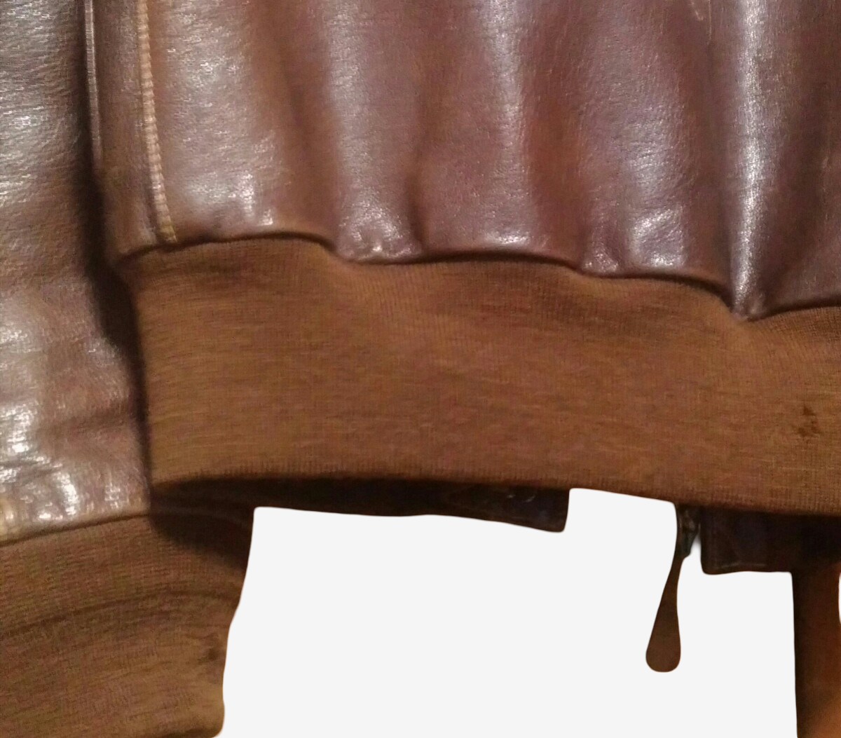 Buzz Rickson’s A-2 Flight Jacket “The Body” Steve McQueen Nose Art Back Paint Custom Rough Wear 23380 Horsehide Size 36