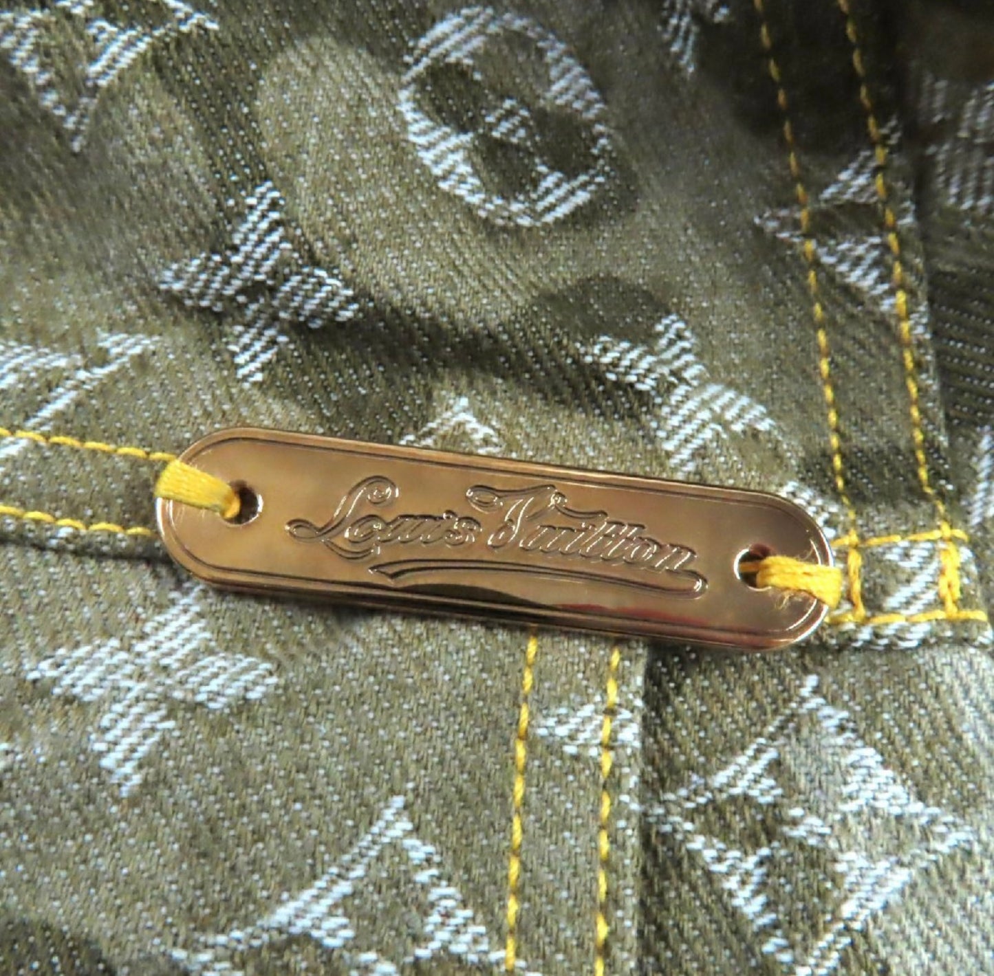 Louis Vuitton × Takashi Murakami 08AW Monogramouflage Shearling Collar Jacket Size 40 | Limited Edition LV Camo Denim Collector Piece