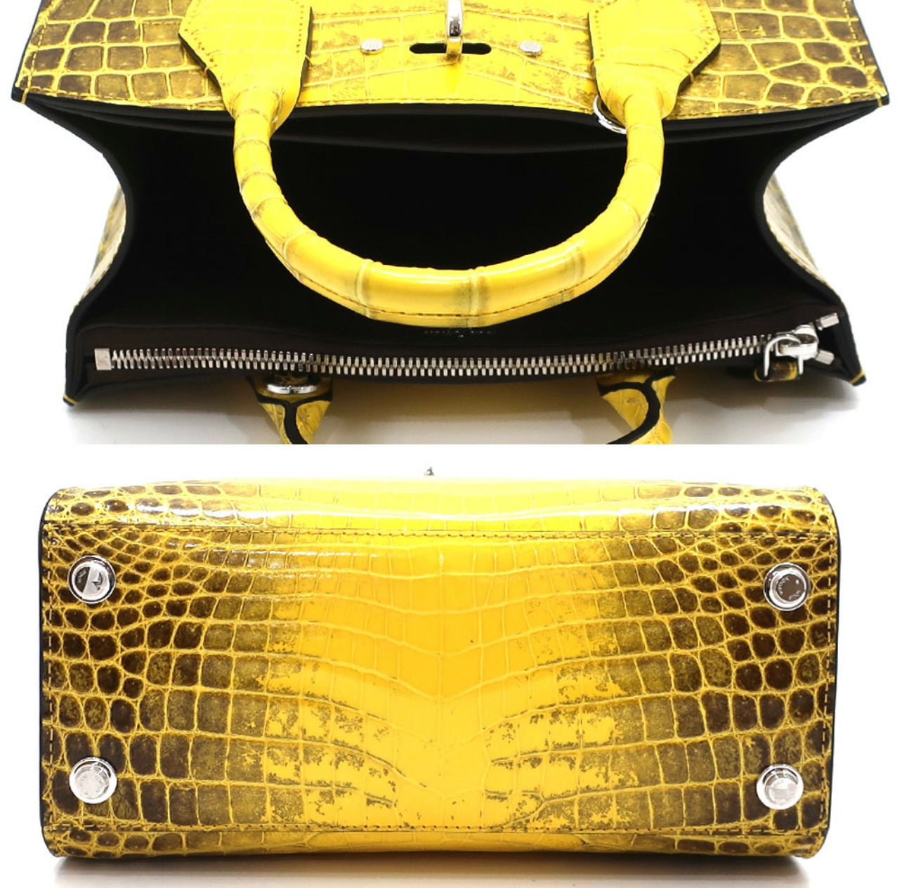 Louis Vuitton City Steamer N94977 Jaune Sahara Exotic Crocodile Leather Bag Yellow Croco Handbag Shoulder Strap VIP Edition Full Set Luxury