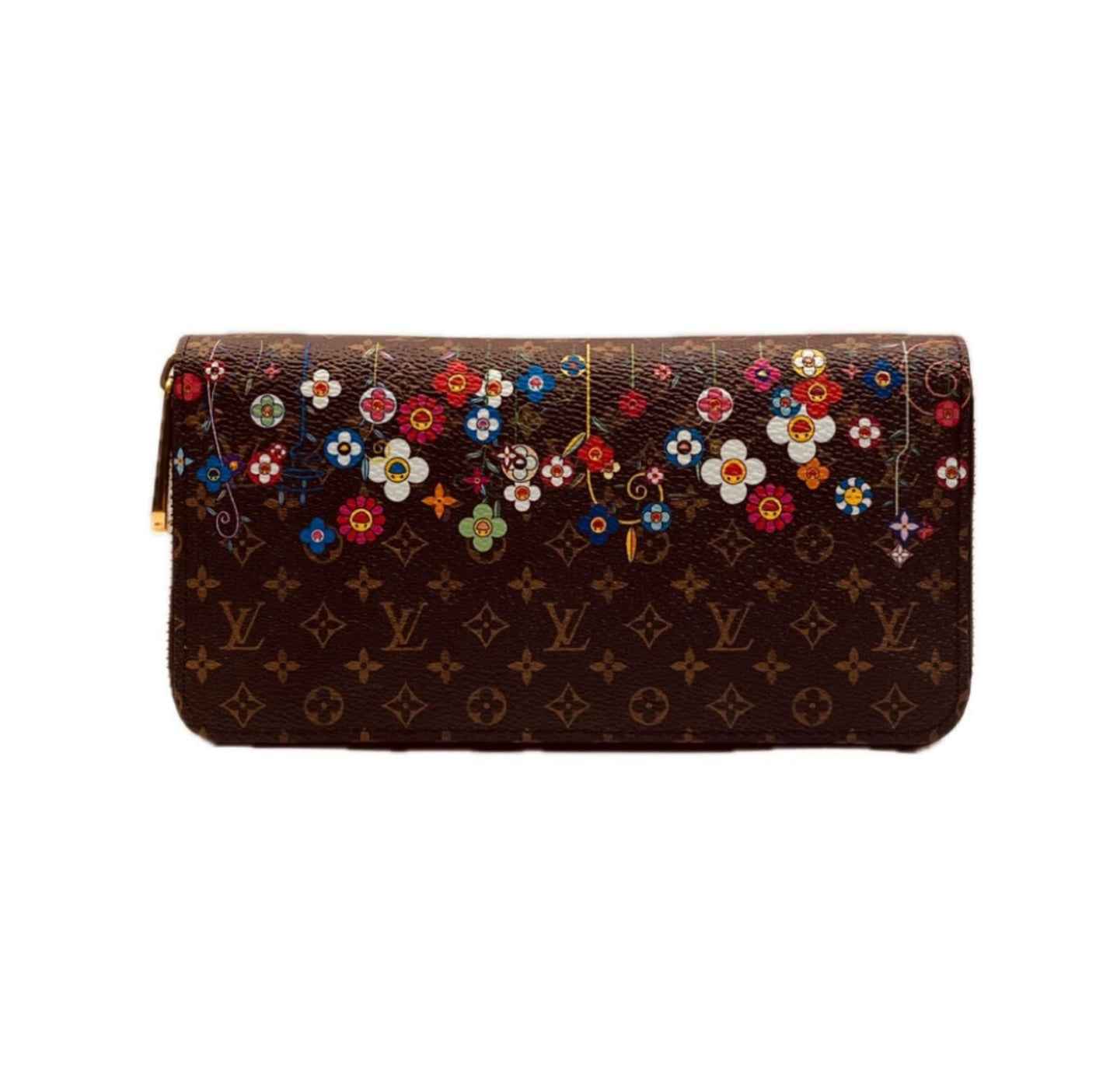 LOUIS VUITTON × Takashi Murakami Zippy Wallet M14162 – Japan-Exclusive Flower Garden Edition