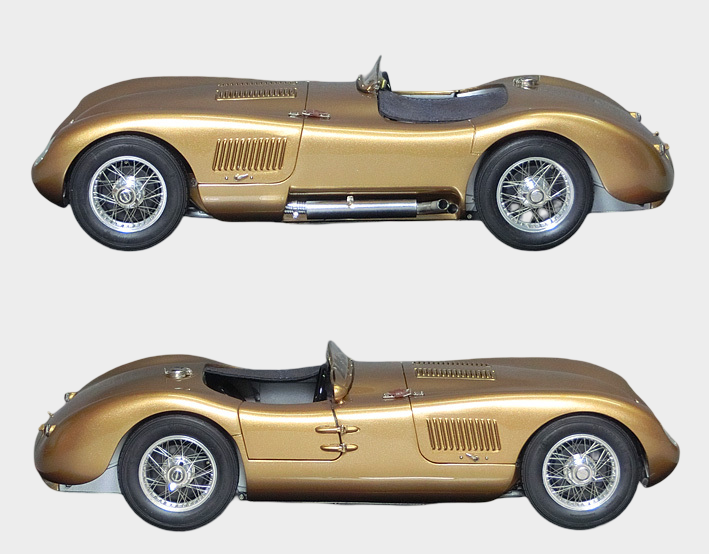 CMC 1:18 Jaguar C-Type Gold Metallic 25th Anniversary Limited 300 Serial No.20 M-214 Premium Diecast Collector Model