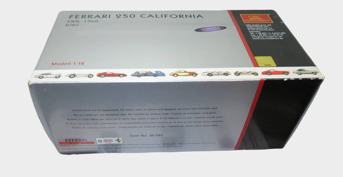 CMC 1:18 Mercedes-Benz 300 SLR Coupe (1955) Silver Gullwing — M076 — 1,817 Parts — Opening Panels — Premium Collector Diecast