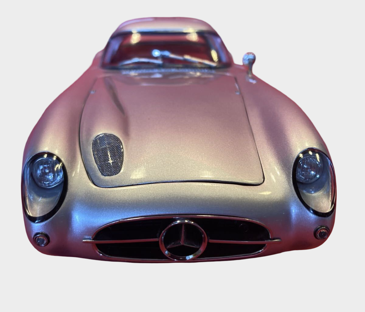 CMC 1:18 Mercedes-Benz 300 SLR Uhlenhaut Coupe 1955 Metallic Silver Premium Collector Diecast Model Boxed