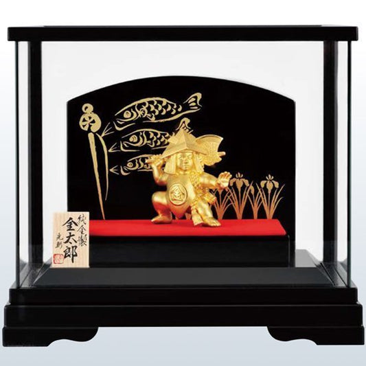 Certified Pure Gold Kintaro Figure (~20g) — Japanese Auspicious Ornament with Presentation Case