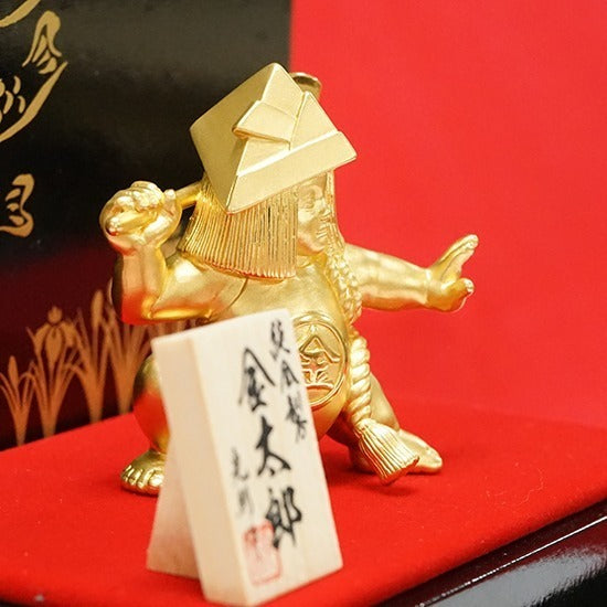 Certified Pure Gold Kintaro Figure (~20g) — Japanese Auspicious Ornament with Presentation Case
