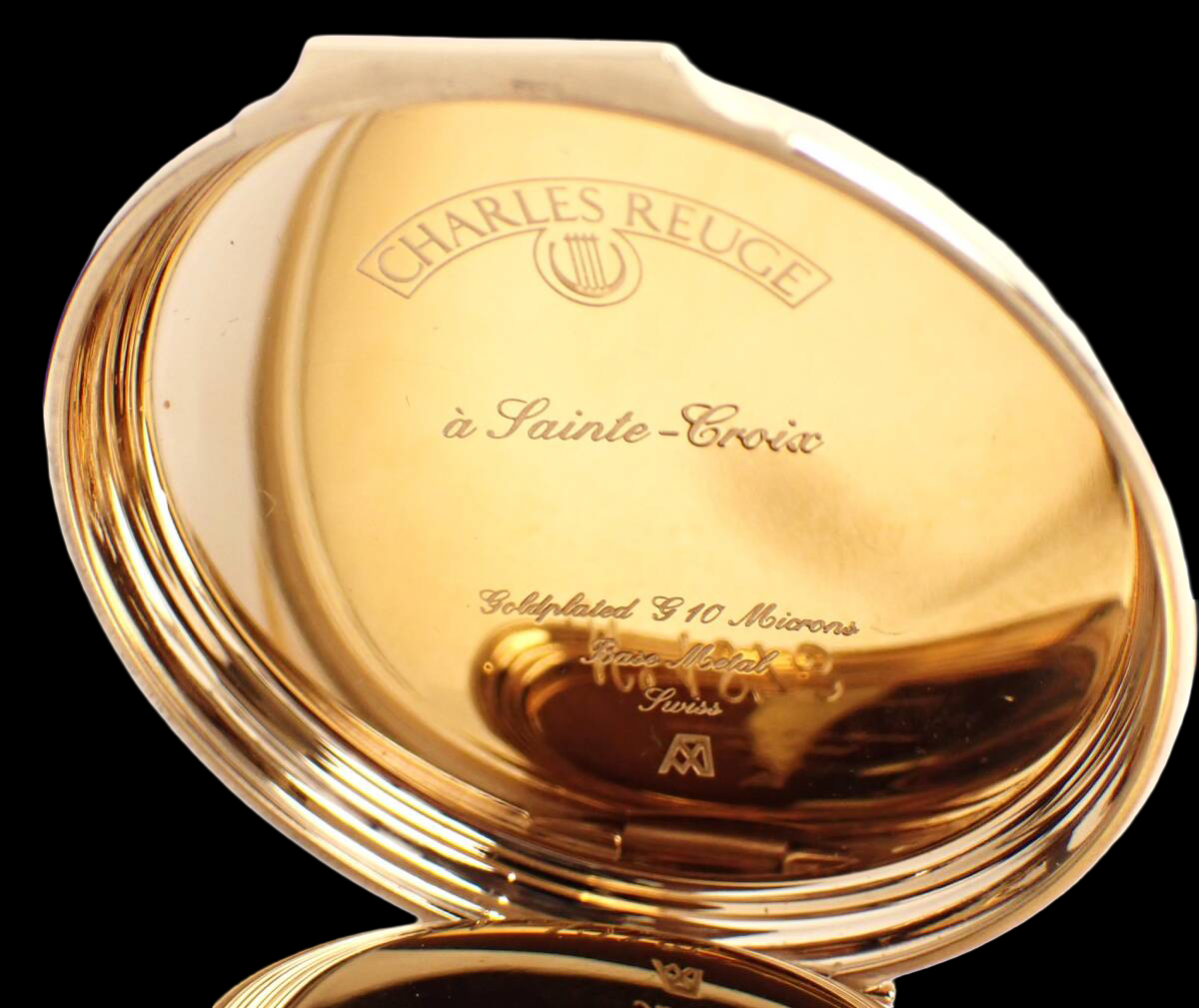 Charles Reuge Romance Automaton Pocket Watch CXH.17.4101.000 – 57mm Hand-Wound GP Case – Fountain Scene Kinetic Art Timepiece