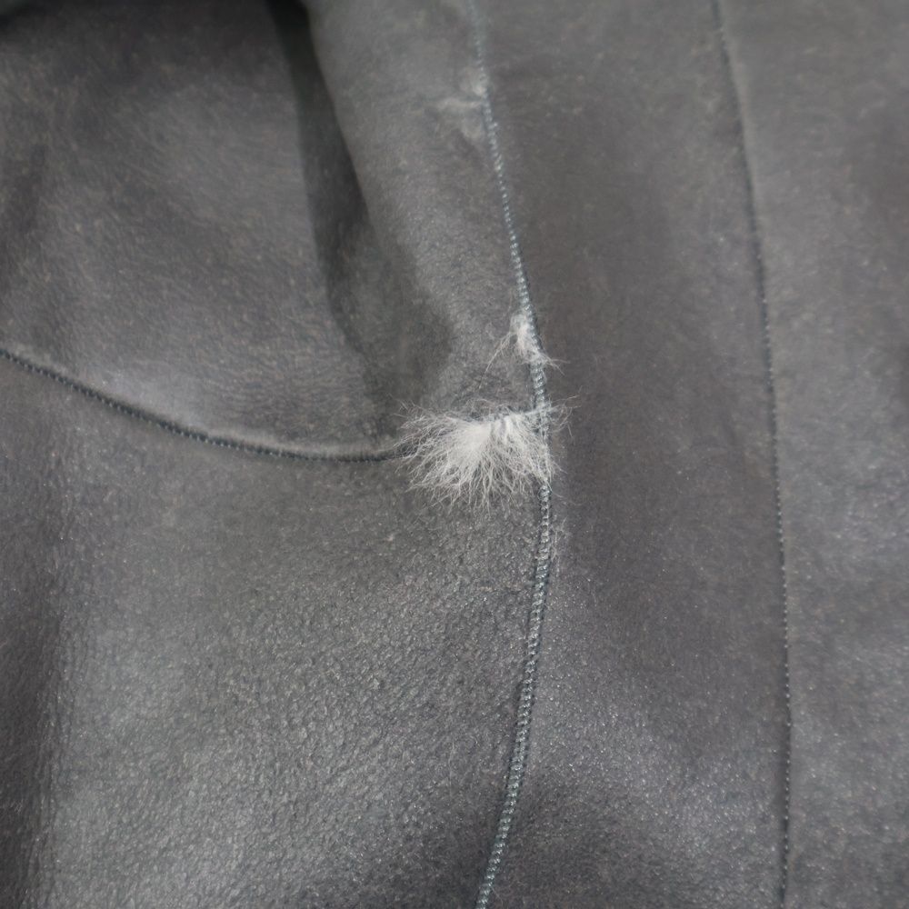 Chrome Hearts x Rick Owens Fleur de Lis Mink Fur Heart Jacket Gray French Made Luxury Archive