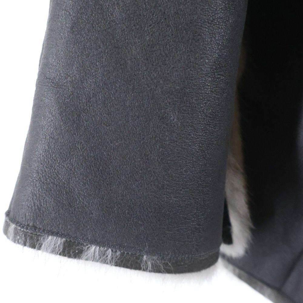 Chrome Hearts x Rick Owens Fleur de Lis Mink Fur Heart Jacket Gray French Made Luxury Archive
