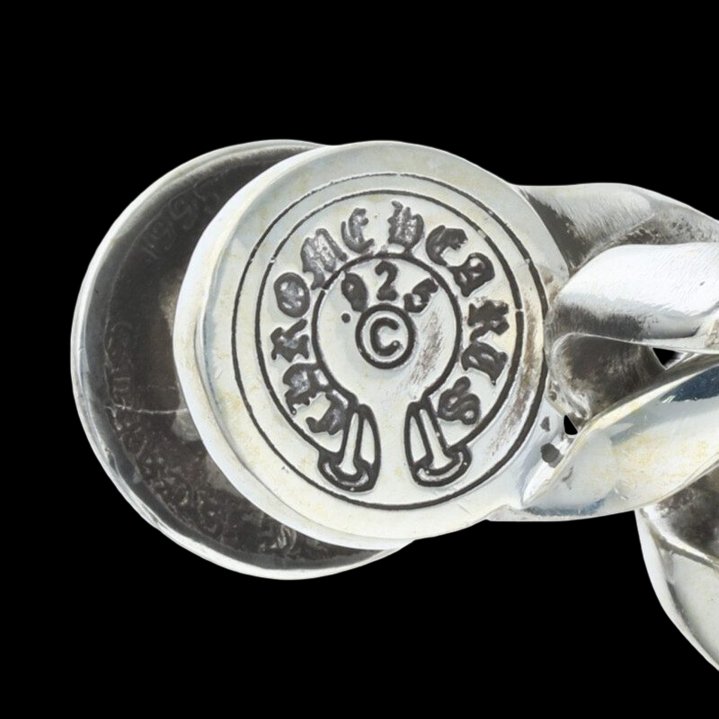 Rolex × Chrome Hearts OP41 Ref.124300 – 41mm Silver CH Custom Bracelet Case · Light Blue Dial · Hybrid Artisanal Luxury Watch (A Rank)