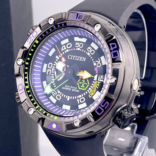 Citizen × Evangelion EVA-01 Promaster Eco-Drive Diver — 400-Piece Limited Japanese Tool Watch