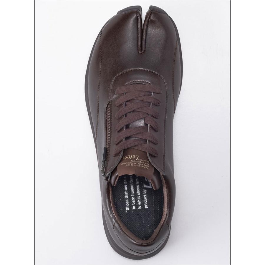 LAFEET Any Jika Tabi Comfort Sneaker SL09 | Lightweight Split-Toe Walking Shoe | Black Brown Wine Silver | Unisex