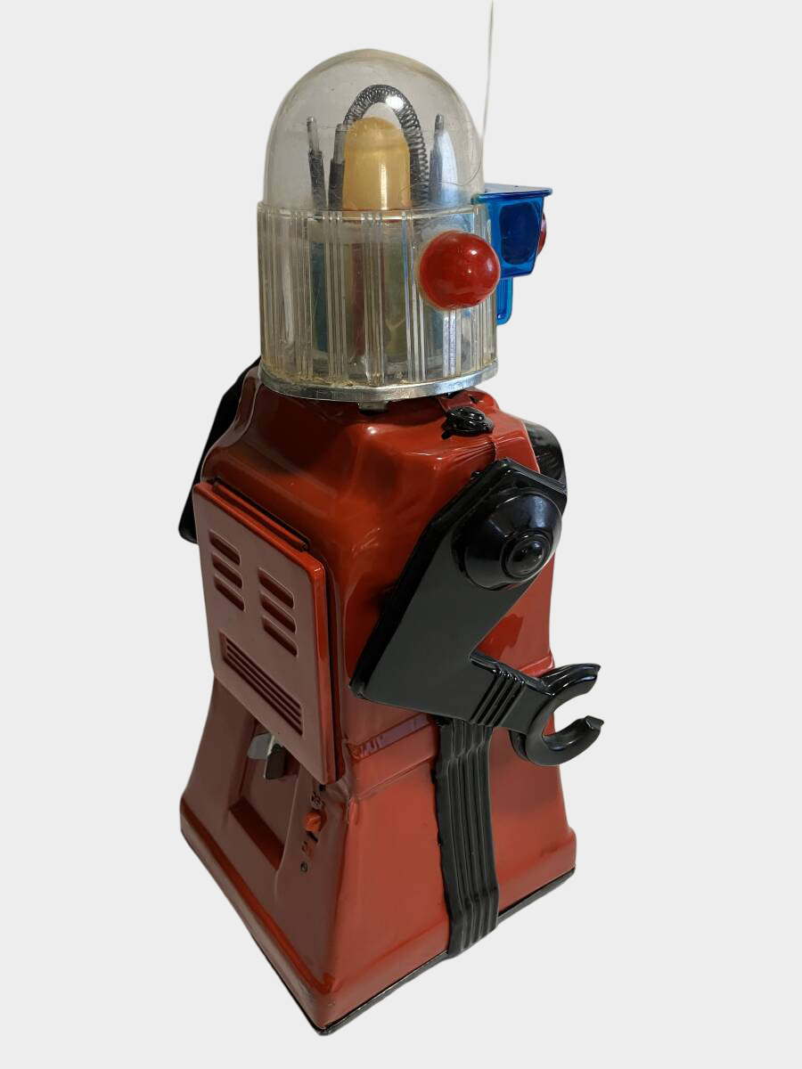 Cragstan Mr Robot Vintage Tin Robot 1960s Made in Japan Battery Operated with Original Box Space Age Classic