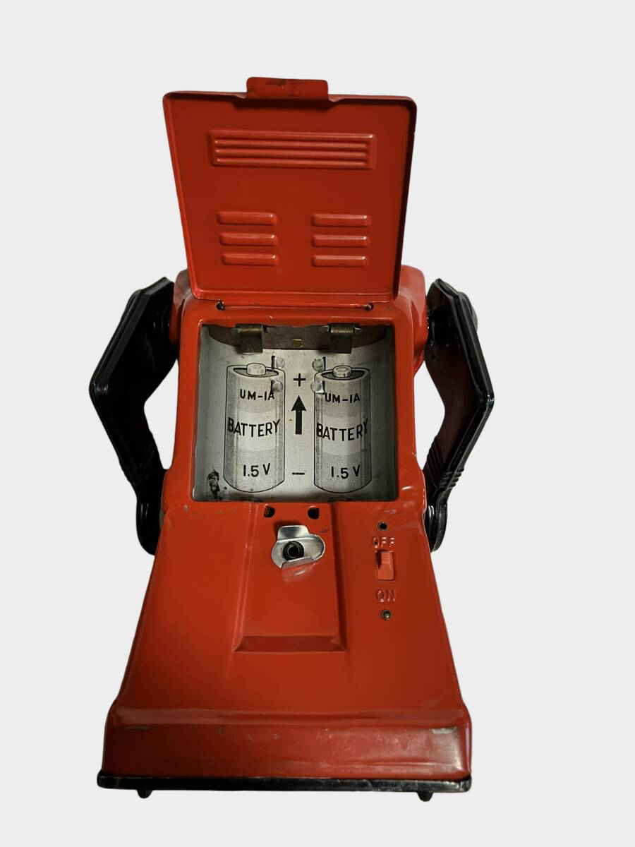 Cragstan Mr Robot Vintage Tin Robot 1960s Made in Japan Battery Operated with Original Box Space Age Classic