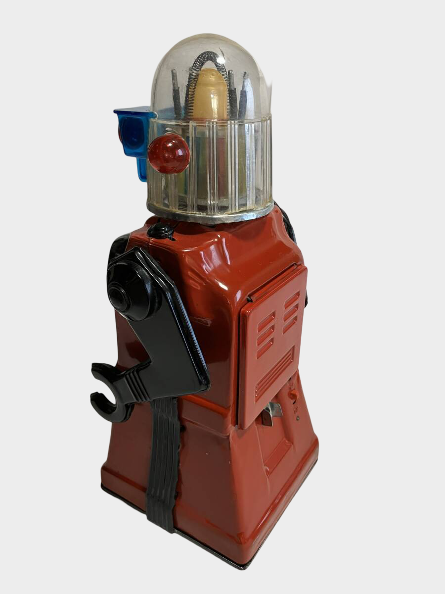 Cragstan Mr Robot Vintage Tin Robot 1960s Made in Japan Battery Operated with Original Box Space Age Classic