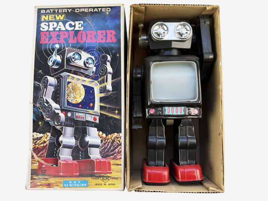 Horikawa New Space Explorer robot with box