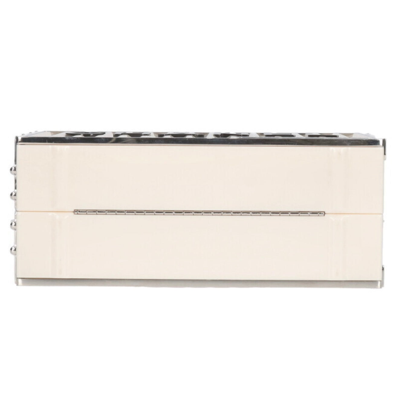 CHANEL Paris–Hamburg Resin Container Minaudière – Rare Collectible Hardcase Bag White Black Red Chain