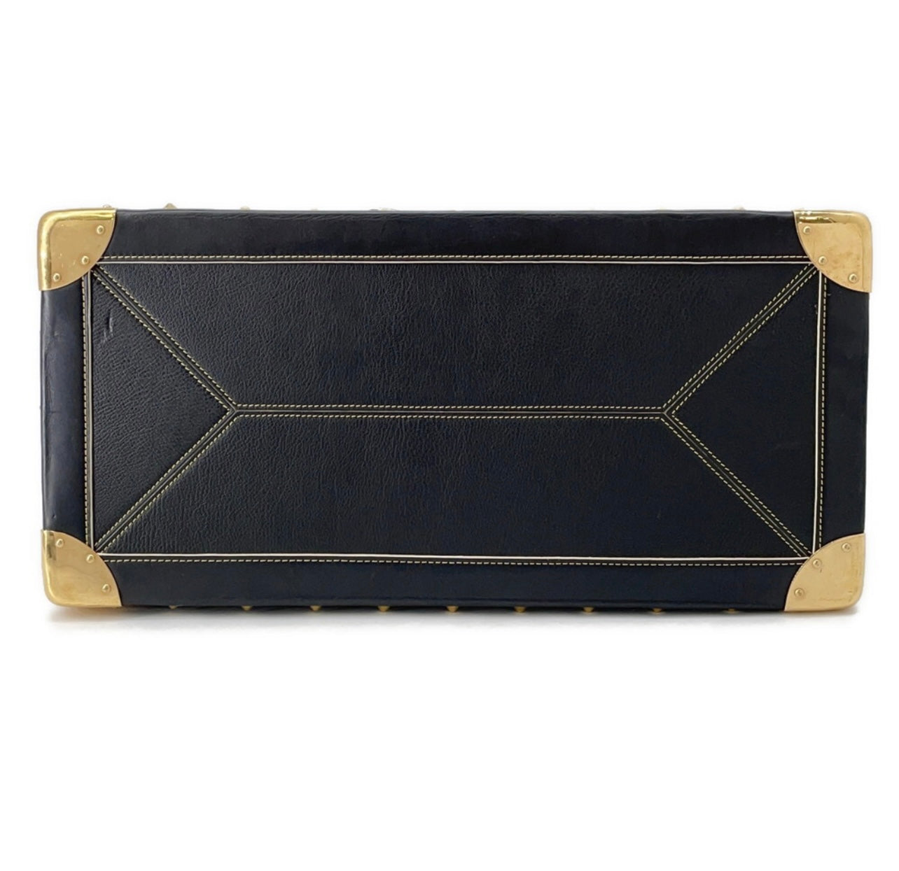 Louis Vuitton Sari Leather Extravagant Boston Bag M91800 Noir Gold Studded Rare Vintage Runway Icon LV Black Stud Boston Bag