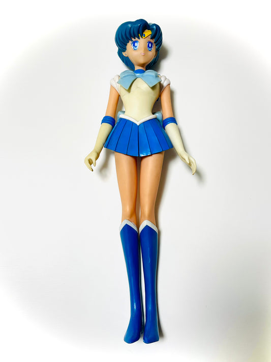 Vintage 1993 Bandai Sailor Mercury Jumbo Figure | Made in Japan | 49cm Sailor Moon Anime Collector Display Doll