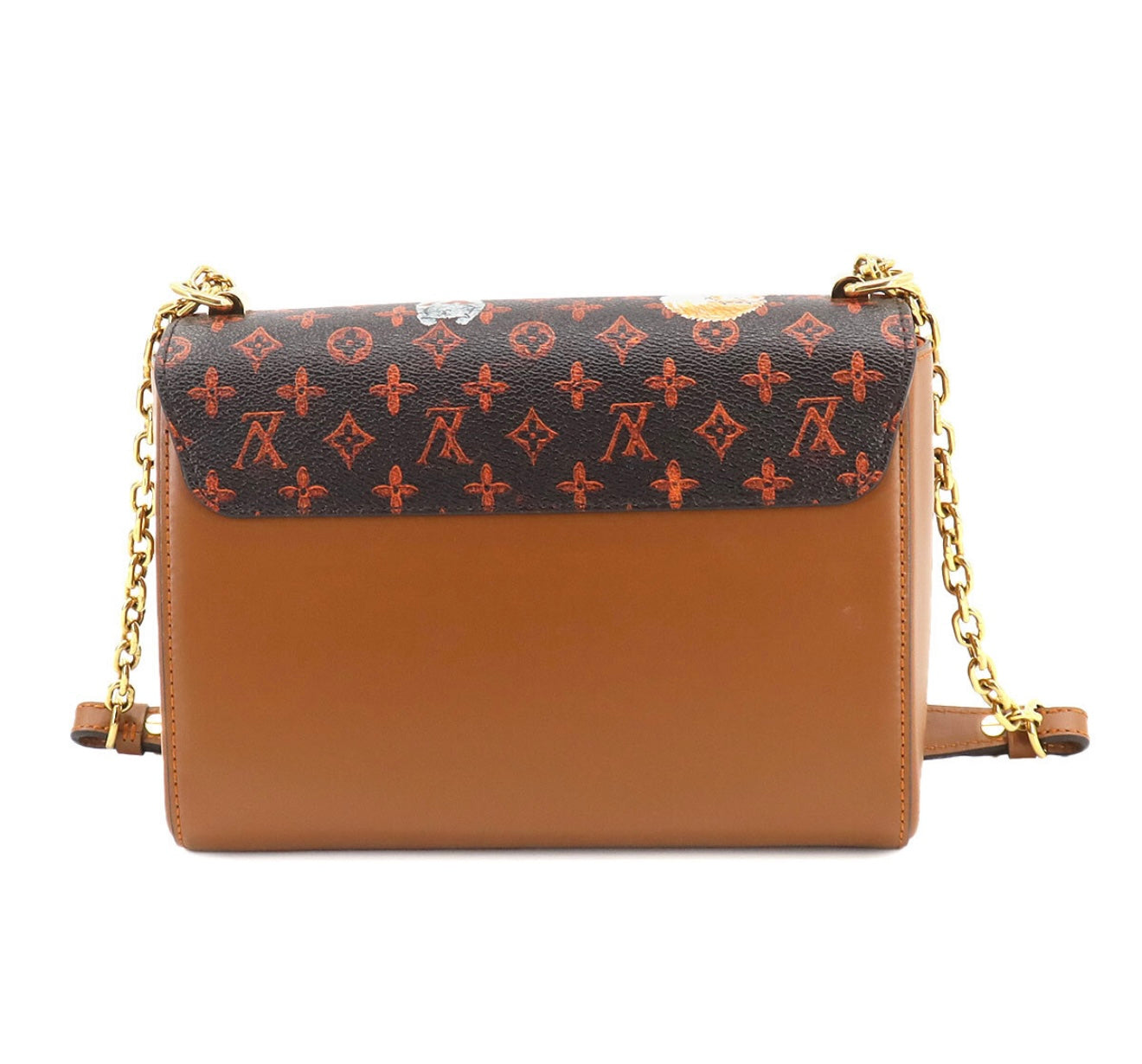 Louis Vuitton × Grace Coddington Catogram Twist MM Chain Shoulder Bag M44408 – Limited Edition Monogram Catogram Canvas