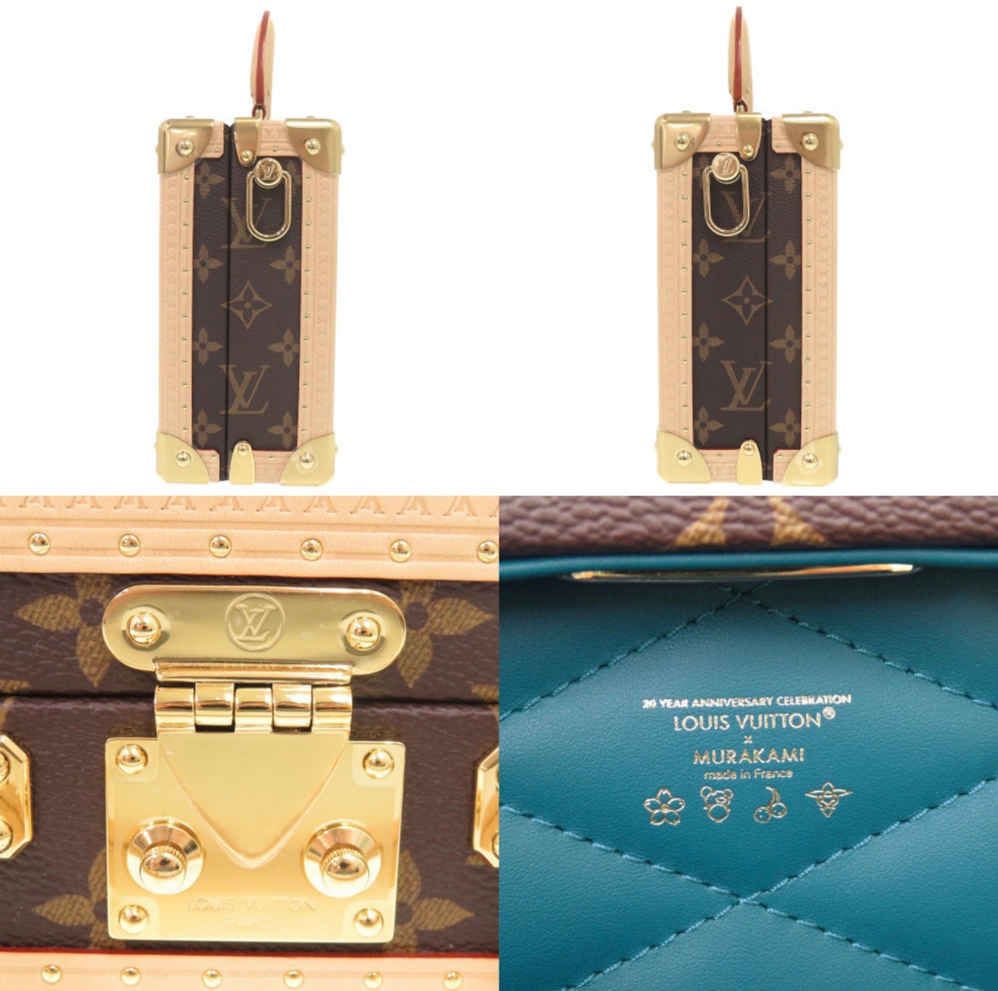 Louis Vuitton × Takashi Murakami Mini Square Trunk “Panda” — M13127 (Unused IC-Chip Verified)