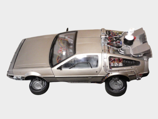 DeAgostini DeLorean Back to the Future Large Scale Display Model Time Machine Replica Bonus Booklet Set Project Condition