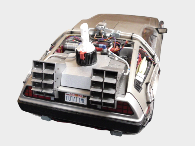 DeAgostini DeLorean Back to the Future Large Scale Display Model Time Machine Replica Bonus Booklet Set Project Condition