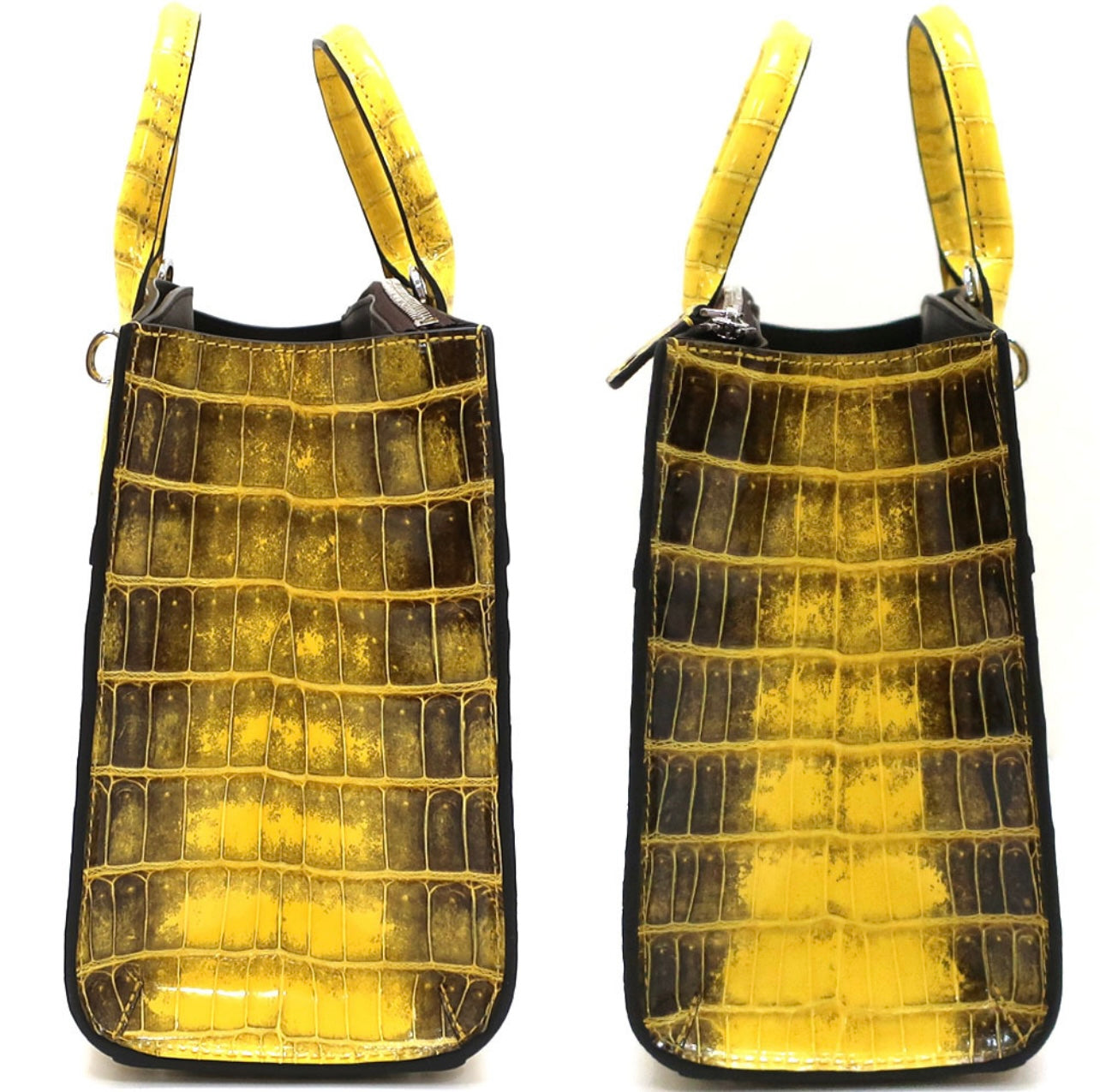 Louis Vuitton City Steamer N94977 Jaune Sahara Exotic Crocodile Leather Bag Yellow Croco Handbag Shoulder Strap VIP Edition Full Set Luxury