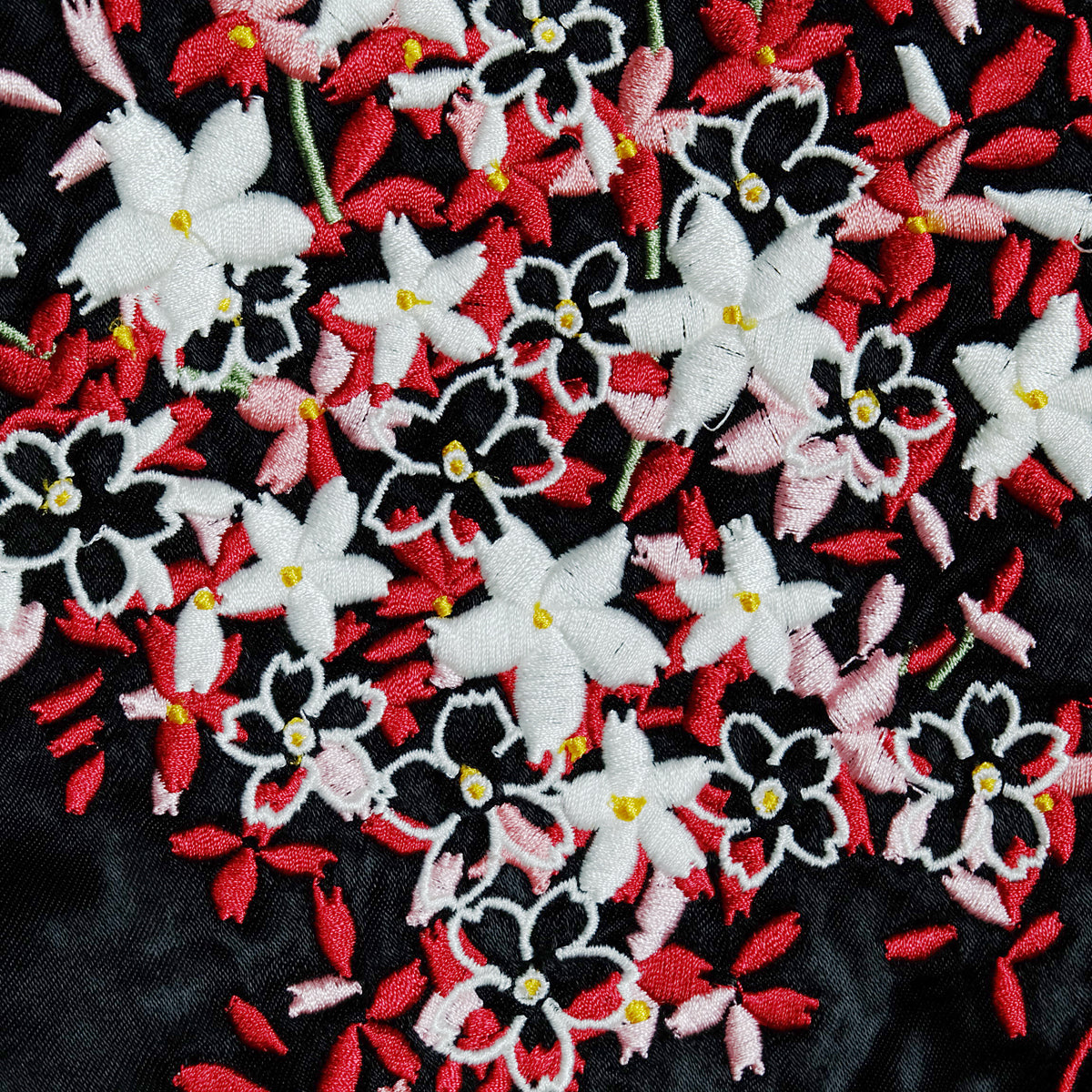 Vintage IOLANI Sukajan Jacket Reversible Sakura Moon Embroidered Japanese Souvenir Bomber Black Blue Yellow