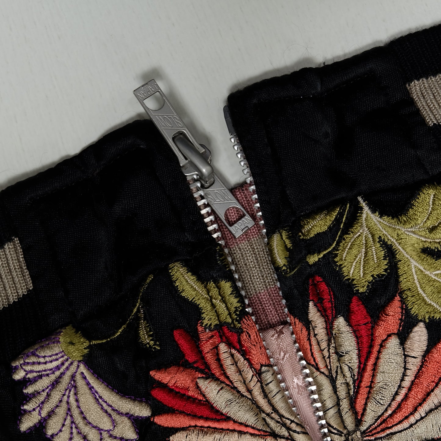 Vintage Reversible Butterfly Chocho Sukajan Jacket Size M Chrysanthemum Embroidered Japanese Souvenir Bomber Y2K