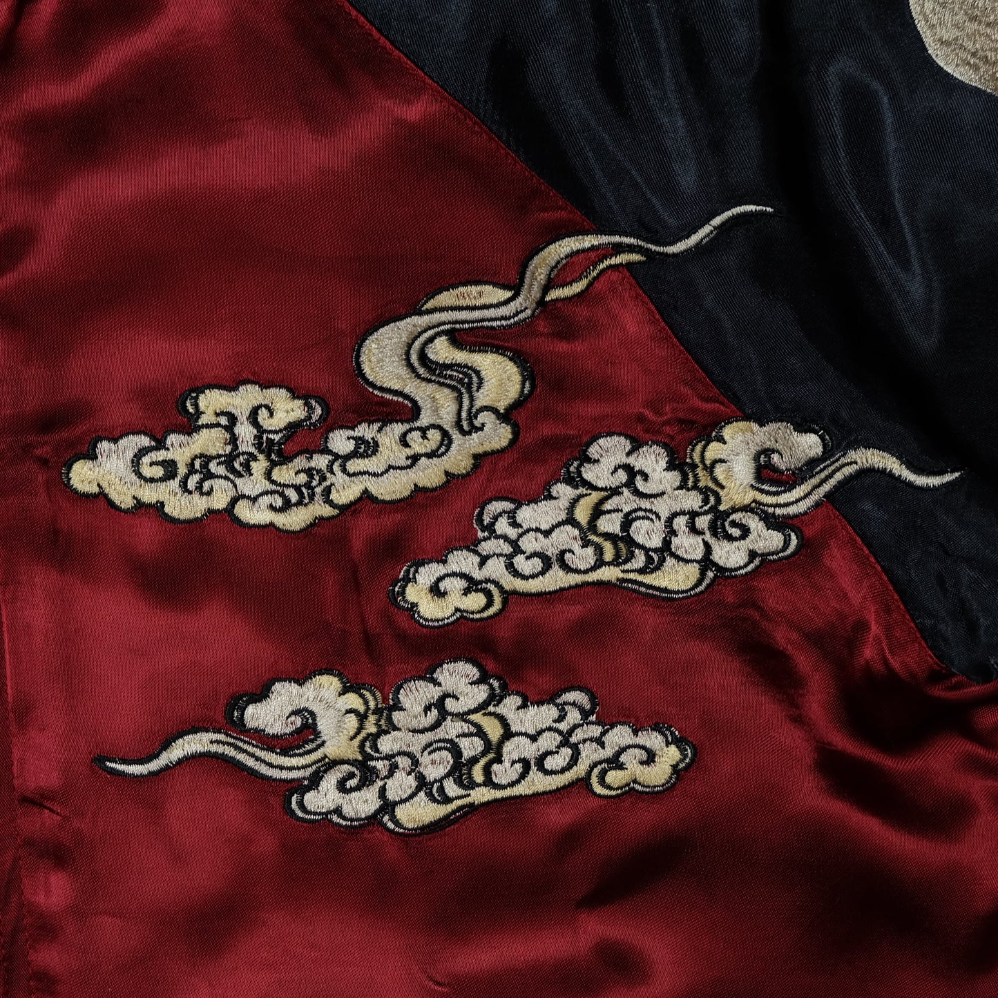 PUNK ROCK Vintage Japanese Japan NEBUTA Ogre Monster Nihonga Ukiyoe Folklore Embroidered Yokosuka Jumper Bomber Sukajan Souvenir Jacket