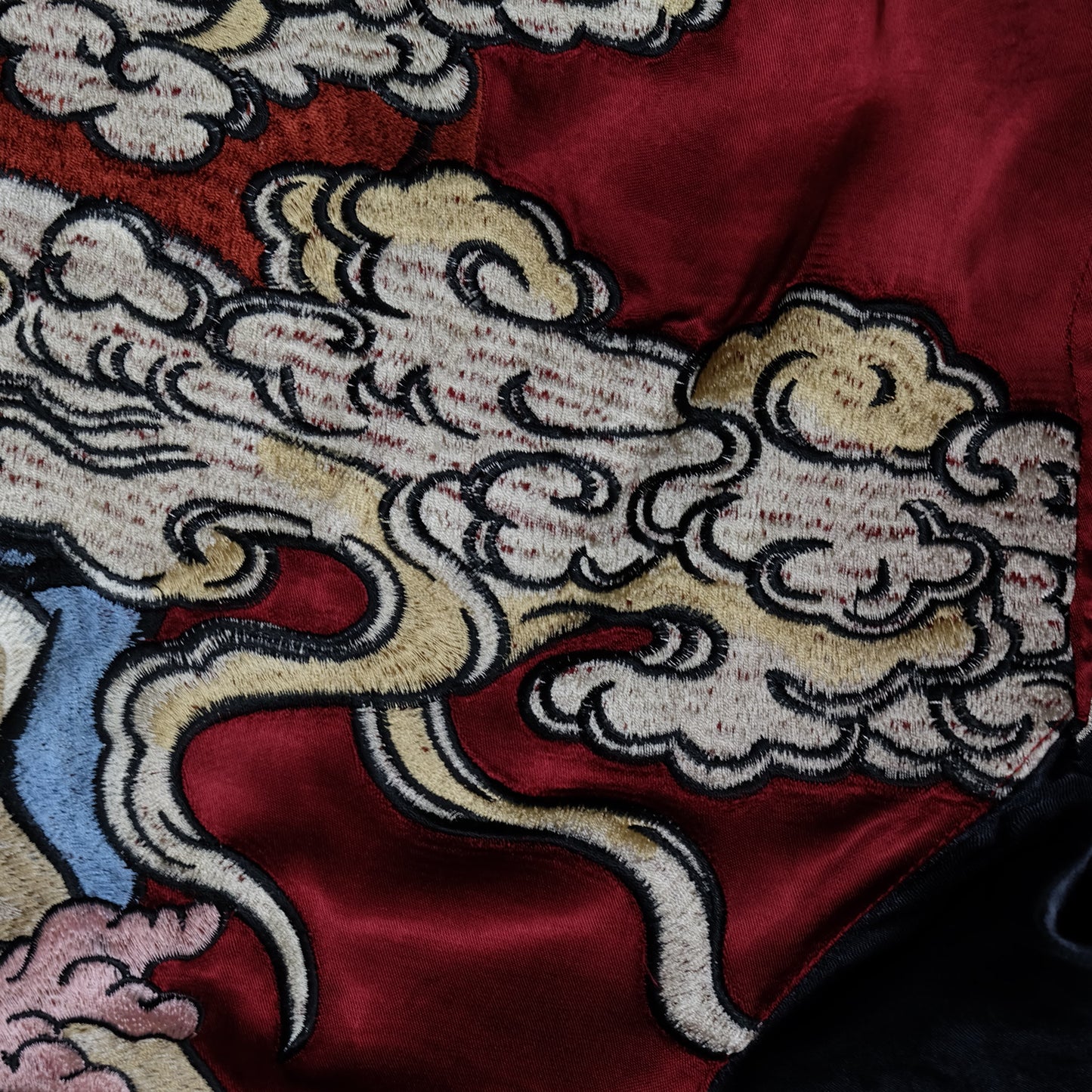 PUNK ROCK Vintage Japanese Japan NEBUTA Ogre Monster Nihonga Ukiyoe Folklore Embroidered Yokosuka Jumper Bomber Sukajan Souvenir Jacket