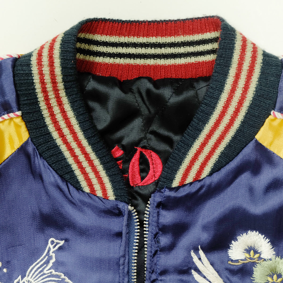 CROPPED HEADS Vintage Sukajan Jacket M Eagle Koi Far East Japan Reversible Embroidered Yokosuka Bomber