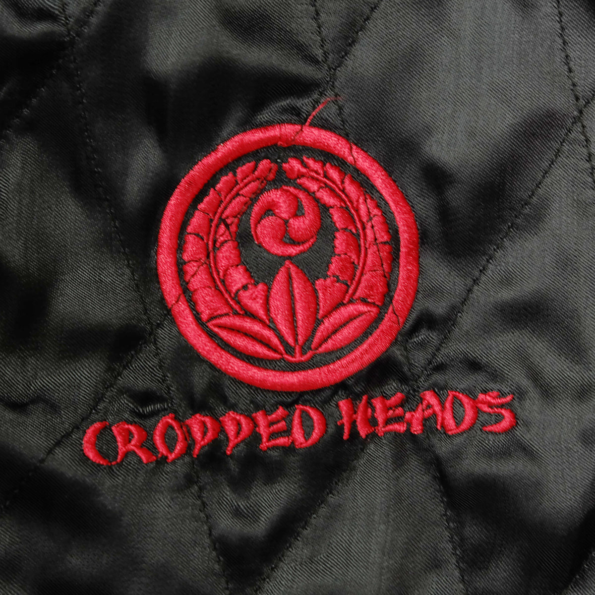 CROPPED HEADS Vintage Sukajan Jacket M Eagle Koi Far East Japan Reversible Embroidered Yokosuka Bomber