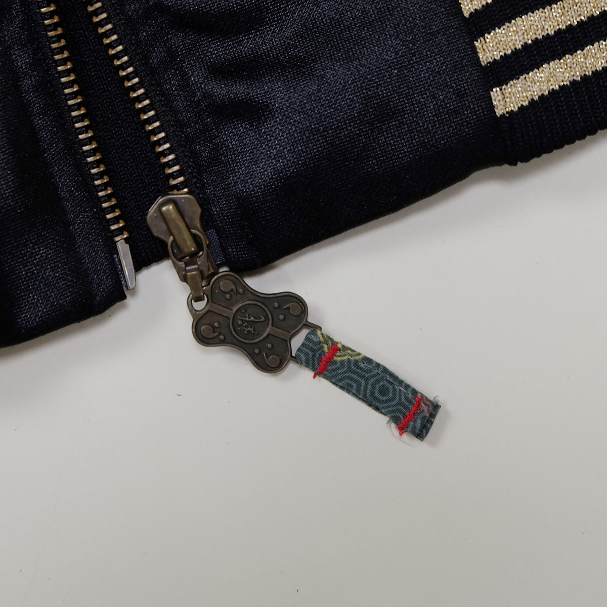 MIYABU MUSUBI ZENBU Vintage Japanese Japan Black Sakura Musha Samurai Embroidered Yokosuka Jumper Bomber Sukajan Souvenir Jacket S