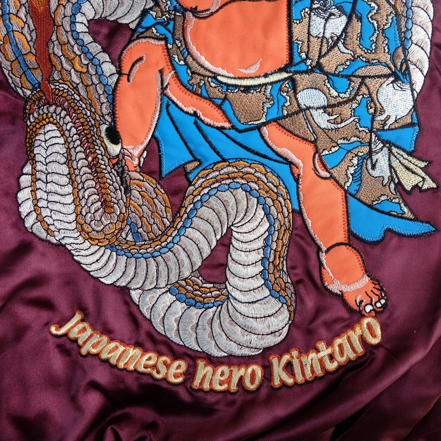 BRM Tedman Vintage Japanese Japan KINTARO Shishi Dragon Ryu Tattoo Art Design Embroidered Yokosuka Jumper Bomber Sukajan Souvenir Jacket M