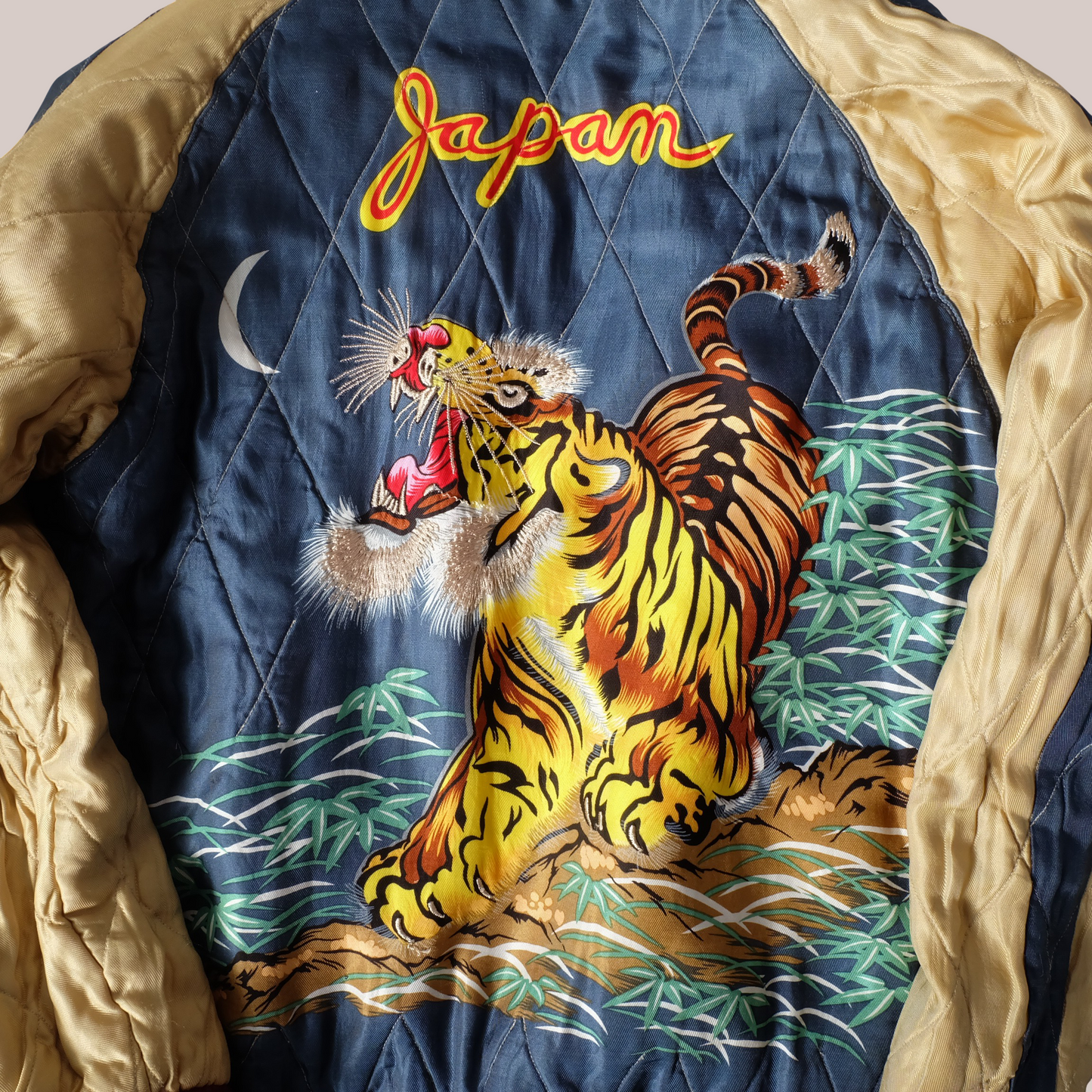 KOSHO Tailor Toyo TT10797 Reversible Sukajan Jacket Iwo Jima Tiger 2004 Japanese Souvenir Bomber F