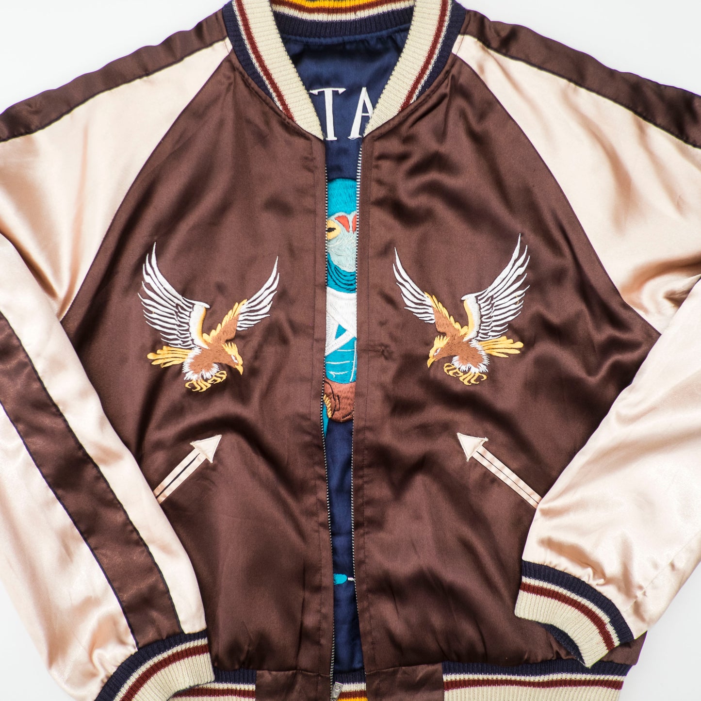 Rare Tailor Toyo TT11145 MUTANT Alien Japan Map Eagle Reversible Sukajan Souvenir Jacket M–L